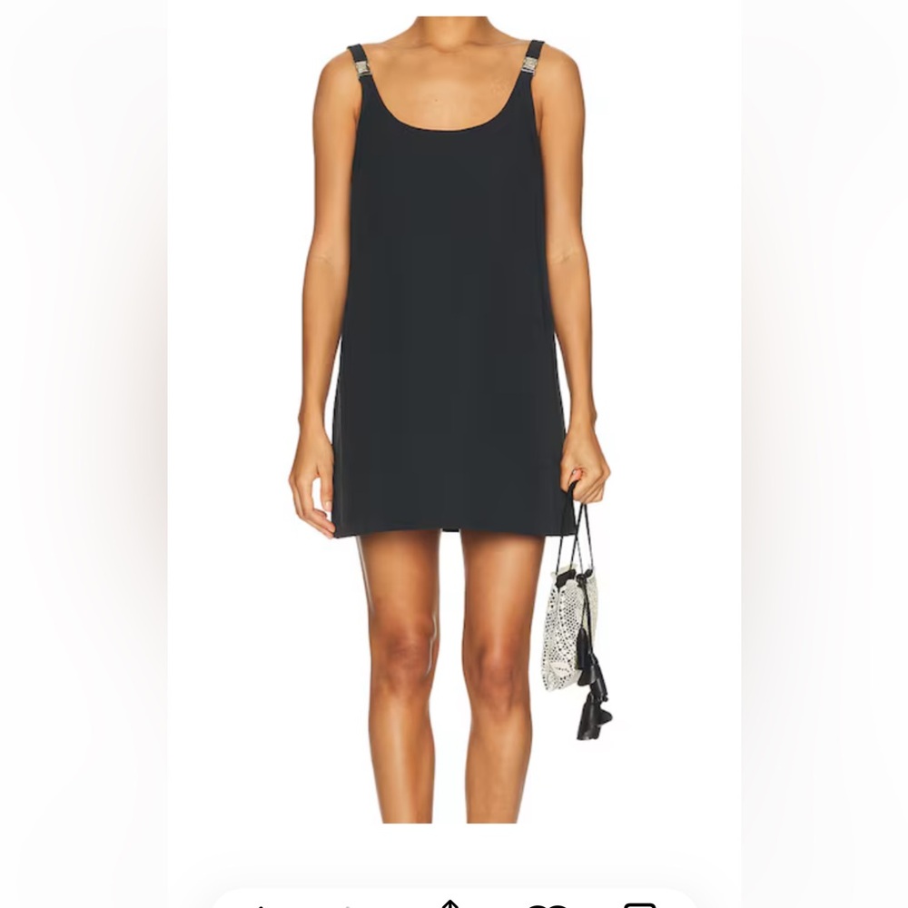 Black STAUD Glade dress size SM NWT retails for $275 Spring 2026